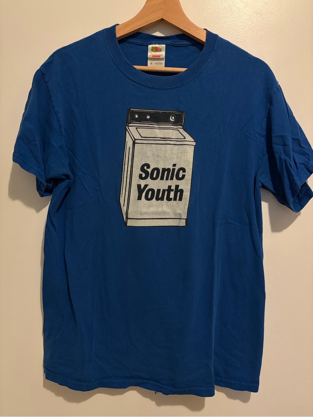 Sonic Youth - Washing Machine Graphic Band Tee - Blue T‑Shirt - Men’s Medium
